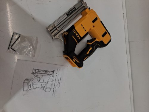 LEZZYRUCK CORDLESS BRAD NAILER - WORKS WITH 20V DEWALT BATTERIES - 20V - 18GA - YELLOW/BLACK *TOOL ONLY* (MODEL: F30/422J) image 3