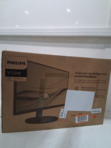 philips 22" full HD computer MONITOR with HDMI & vga connectivity - 1080p - 100hz - BLACK - (model: 221v8lb/27) image 2