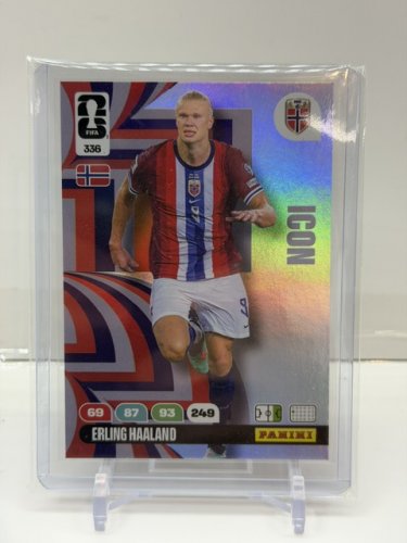 ERLING HAALAND - 2026 PANINI FIFA WORLD CUP ADRENALYN XL ICON CARD image 3