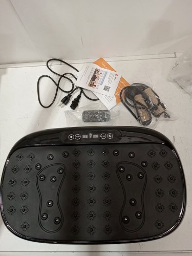 LifePro Hexaplate Lite Vibration Plate Exercise Machine with Magnetic Acupoints, Loop & Resistance Bands - 265LBS MAX - black (MODEL: CA-LP-HXPLTL-BLK) image 3