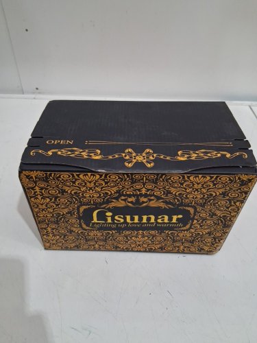LISUNAR CANDLE WARMER LAMP WITH TIMER AND ADJUSTABLE HEIGHT - 8" TO 11" - BLACK (MODEL: XY2447) image 2