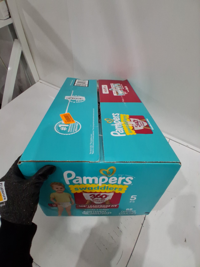 88PK pampers swaddlers 100% leakproof 360 Pull-On disposable Diapers - size 5 image 3