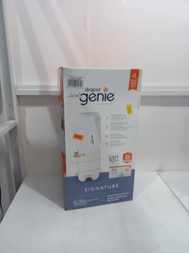 DIAPER GENIE SIGNATURE PAIL EASY ROLL WITH REFILL BAGS - WHITE (MODEL: ‎I000602) image 2