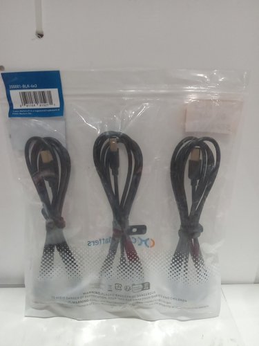 3pk CABLE MATTERS multi-purpose USB A2.0 TO B CABLE 1.8M/6FT - black (model: 200001-BLK-6X3) image 5