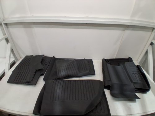4pc Floor Mats 3 Row Liners Set & Cargo Liners Fit for 2020–2024 Lixiang L8 and Lixiang L9 Model All Weather Waterproof -black image 5