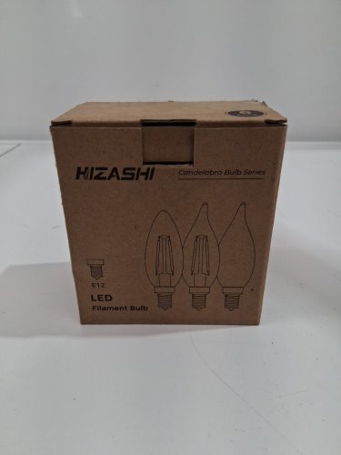 6pk hizashi e12 led filament bulbs (model: ly-c35-6w-xx-90-c) image 4
