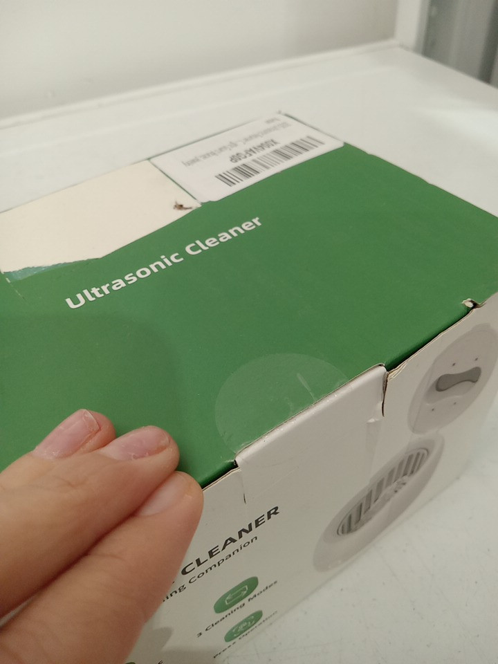 ultrasonic Cleaner Machine - 45000hz - 200ml - white - (model:	‎JX-580PRO) image 3