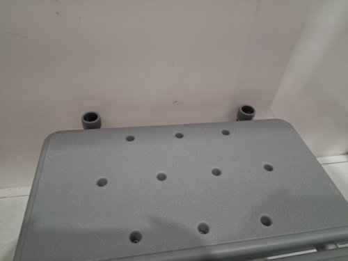 MEDLINE GUARDIAN TRANSFER BENCH WITH BACK & MICROBAN ANTIMICROBIAL TREATMENT - GREY (MODEL: G3-100KBX1) image 5