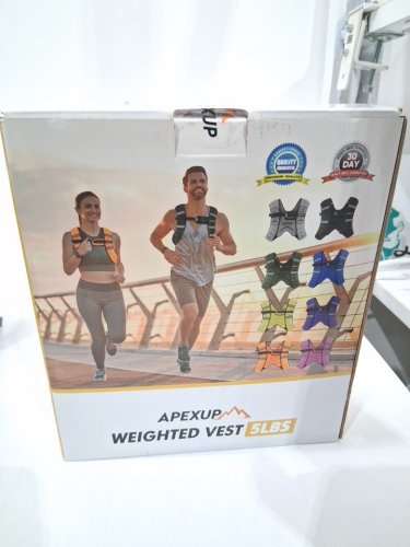 APEXUP Weighted Vest - 5LB - black image 2