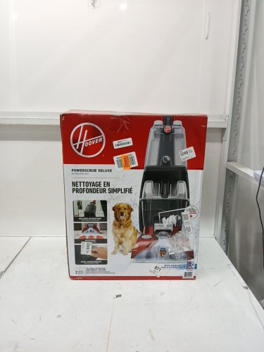 HOOVER POWER SCRUB DELUXE CARPET CLEANER/SHAMPOOER - RED (MODEL: FH50150VCD) image 2