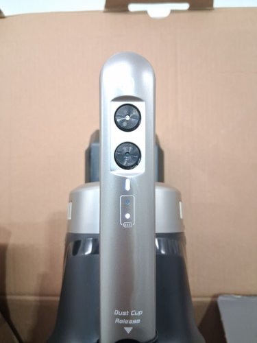 Eureka Cordless Rechargeable 3-IN-1 Stick Vacuum Cleaner WITH CLEANING STATION & ANTI-TANGLE NOZZLE FOR ALL FLOORS - GREY/PURPLE (MODEL: NEC490SE) image 7