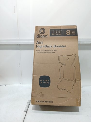DIONO AIRI HIGH BACK BOOSTER CAR SEAT - 40LBS TO 120LBS - PINK COTTON CANDY (MODEL: 55001-NA-01) image 2