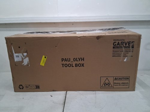 garvee  Heavy Duty Aluminum Sliding Shelf Bed Tool Box - 36" x 15" - silver (model:  pau_0lyh) image 3
