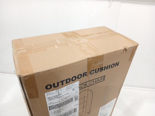 2pk Outdoor Adirondack Chair Cushions - 30" x19.7" x 4" - grey (model: PJ03005-gy) image 3