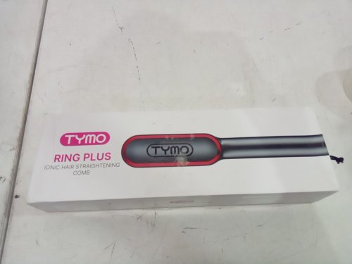 TYMO RING PLUS IONIC HAIR STRAIGHTENING COMB -9 TEMPeRATURE SETTINGS - BLACK (MODEL:‎HC103) image 2
