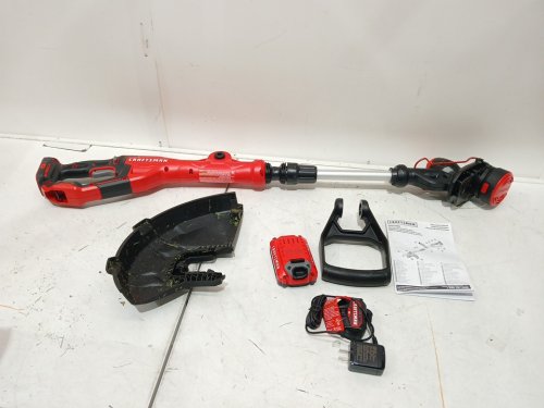CRAFTSMAN CORDLESS string trimmer & edger WEEDWACKER with automatic line feed - 13" - 20V - black/red (MODEL: CMCST90001) image 3