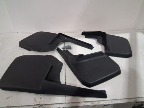 4PC Mud Flaps Splash Guards Fender Flares Front & Rear for jeep wrangler 2007-2018 - black image 3