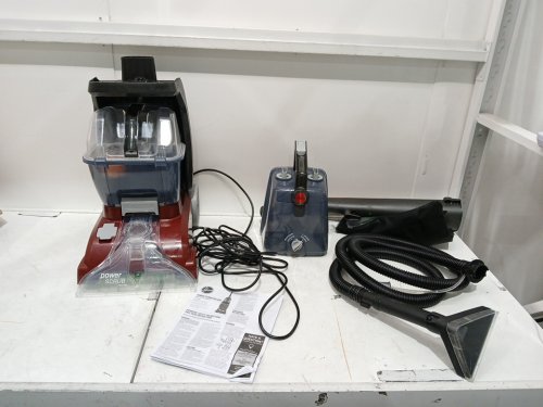 HOOVER POWER SCRUB DELUXE CARPET CLEANER/SHAMPOOER - RED (MODEL: FH50150VCD) image 3