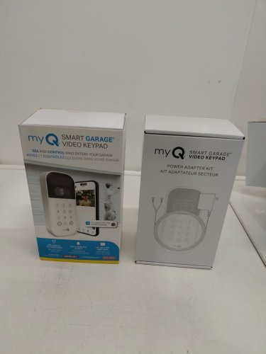 My Q Smart Garage Video Keypad with Camera, WiFi, and Smartphone Control - 1080p quality - white (model: MYQ-K40TCXW) image 2