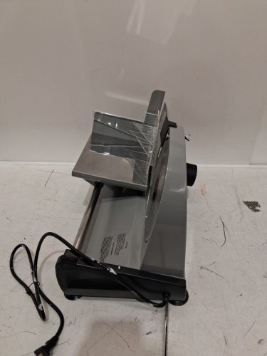 Tokkas Electric Deli Meat/Food Slicer with Removable Stainless-Steel Blades - 7.5’’ Blade - Silver (Model: SL-4383) image 5