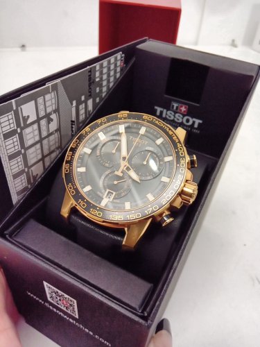 men's tissot supersport chronograph SWISS MADE ANALOG watch - 45.5mm - black /STAINLESS STEEL - (model: t125617a). image 12