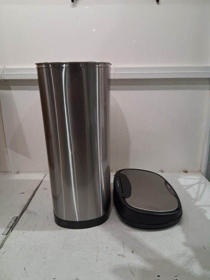 NINESTARS 50L Motion Sensor Trash Can, LARGE - SILVER (MODEL: DZT-50-25) image 3