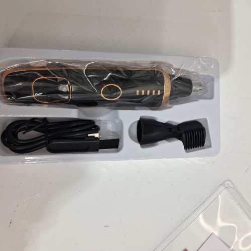 Yunmiss LED Display Eyebrow & Nose Hair Trimmer Clipper - black (model:rf-3028-2t-b) image 4