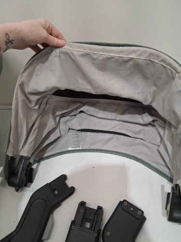 UPPAbaby RumbleSeat V3 Second Lower Seat - FITS vista v2/v3 strollers - greyson charcoal (model: ‎0904-RBS-NA-gry) image 5