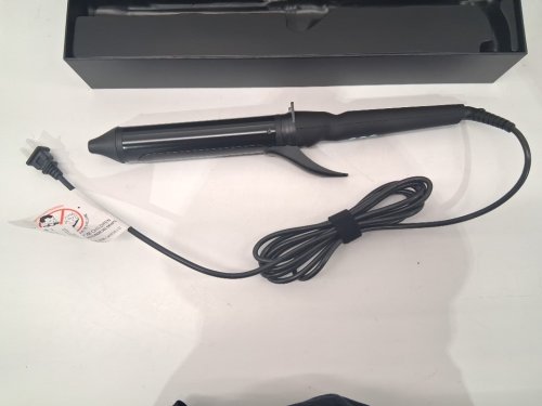 BIO IONIC LONG BARREL PRO CURLING IRON HAIR STYLER - 1.5" - BLACK (MODEL: Z-FGTST-CL-1.5) image 4
