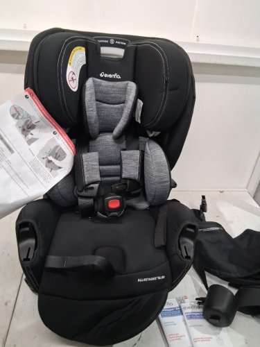 EVENFLO ALL4STAGES SLIM PLUS CANOPY CARSEAT - 4-40LBS/30-65LBS - BLACK (MODEL: CS400112527C) image 8