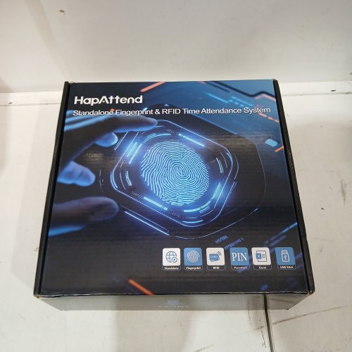 HapAttend Time Clocks for Employees Small Business, Time Punch Machine with Fingerprint, RFID and PIN (model:h2) image 2