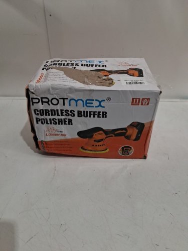 PROTMEX CORDLESS CAR BUFFER POLISHER WITH TWO 21V BATTERIES - 6" CAR WAXER KIT WITH VARIABLE SPEEDS (model:dc6000) image 2