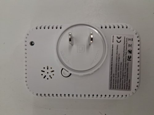 ancipure 4-in-1 Carbon Monoxide Detector with Battery Backup - detects Natural Gas Leak Detector, Digital Display for CO, Temp, Humidity - whie (model; hd18-cgs) image 3