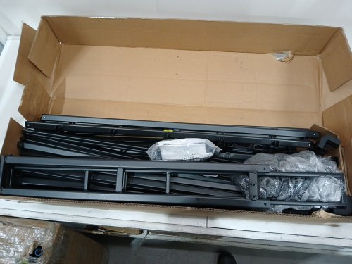 ZINUS metal boxspring frame with cover and tool free assembly - 5"  full - grey/black - (model: fbssg10c-2) image 4
