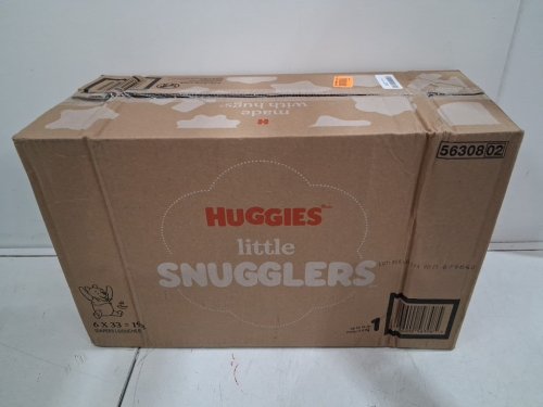 198PK Huggies Little Snugglers Baby Diapers - SIZE 1 (UP TO 14LB) - disney winnie the pooh (model: 56308) image 2