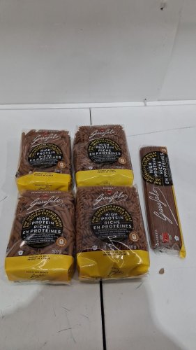 5pk garofalo high protein pasta variety pack - penne zitti rigate/fusilli/spaghetti - 500g each image 3
