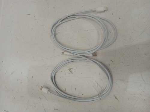 2pk Usb-C to Lightning cable charger - 6ft - White image 3