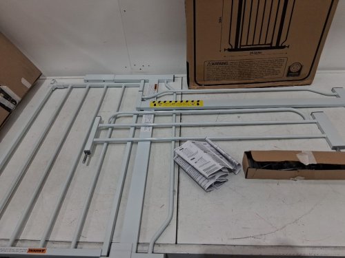 REGALO EASY-STEP METAL WALK-THROUGH SAFETY GATE - 30" X 29'' - 38.5'' - WHITE (MODEL: 1160DS) image 4