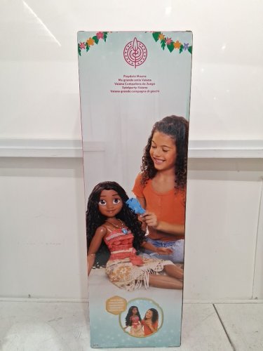 jakks disney princess playdate moana doll - 32" - posable - outfit, hairbrush - brown/red (model: 48960) image 6