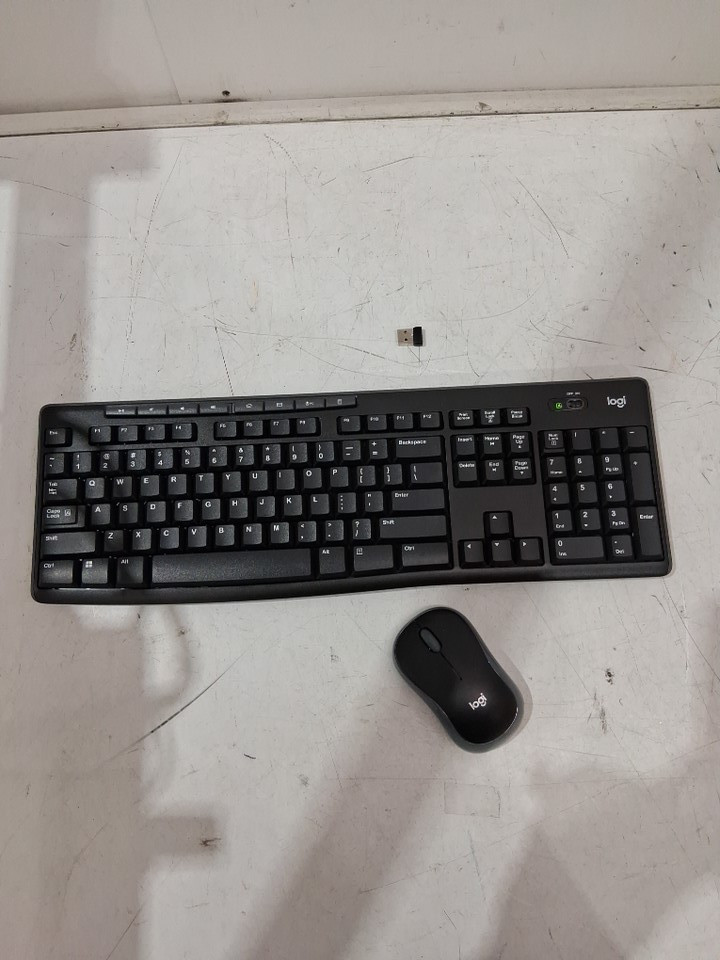 Logitech Wireless Keyboard & Mouse Combo - 2.4 GHz - Black (Model: MK270) image 3