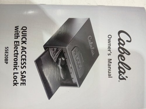Cabela's Electronic Gun Vault for 2 handgun - 0.42CU.FT - grey (model: 55e20bp) image 6