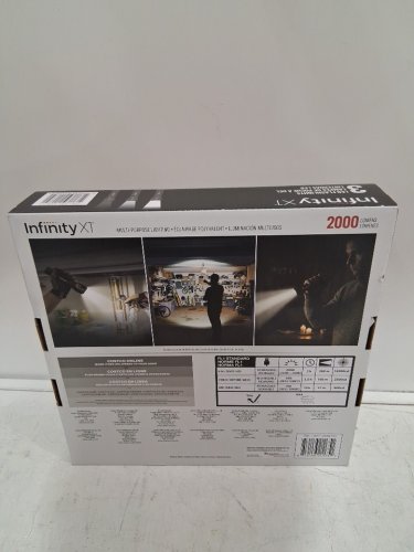 3pk Infinity X1 Rechargeable Flashlight - 2000 Lumen - black (model: 2006753) image 4