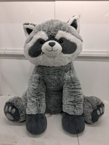 HugFun Jumbo Plush Raccoon Toy - 34.5" - grey - (Model- 1851455) image 2