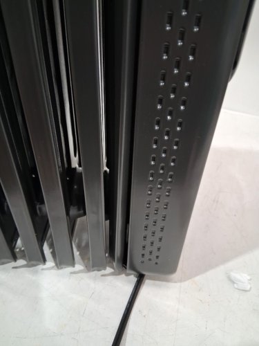DREO electric Oil-filled radiator Heater with remote control - 1500w - dark Grey (Model: DR-HSH010) image 5