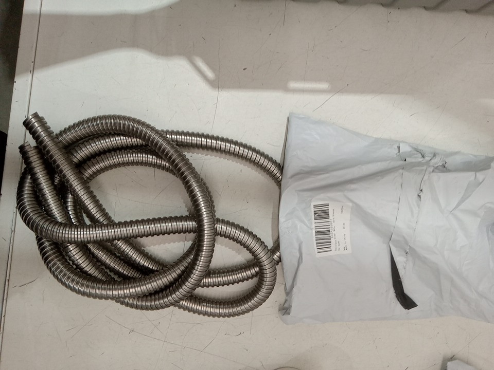 3 VILLCASE Threaded Flexible Wire Cable Protector Sleeve 9.27FT- stainless steel (model: R1Y2928OBY20U5) image 3