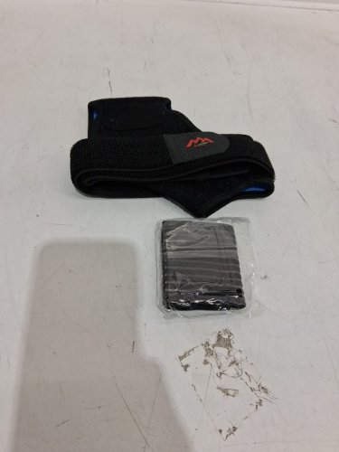 SINVIC ANKLE BRACE WITH ADJUSTABLE COMPRESSION FOR ANKLE PROTECTION - SMALL - BLACK image 2
