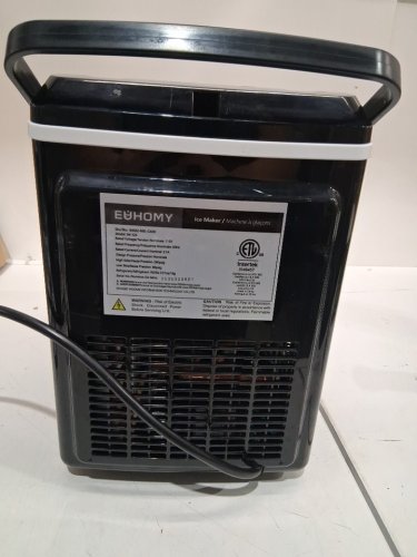 EUHOMY COUNTERTOP NUGGET ICE MAKER - 34LBS/DAY - BLACK (MODEL: IM-12S) image 8