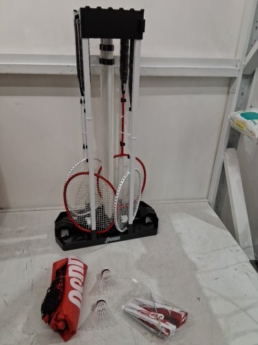Penn Easy Set-Up Badminton Set with 4 rackets and 2 Shuttlecocks - 5ft 1" x 15ft - (model: 1819476) image 3