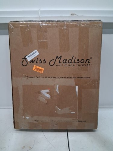 SWISS MADISON WELL MADE FOREVER QUICK-RELEASE TOILET SEAT - WHITE (MODEL:  SM-QRS58) image 4