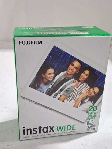 20PK FUJIFILM INSTAX CAMERA WIDE INSTANT FILM EXPOSURE SHEETS - IMAGE SIZE 6.2xm x 9.9cm image 2